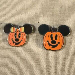 Mickey & Minnie Pumpkin Pin Set 2020
